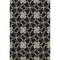 5' X 8' Black Khaki And Beige Geometric Washable Area Rug With UV Protection