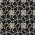 5' X 8' Black Khaki And Beige Geometric Washable Area Rug With UV Protection