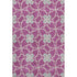 5' X 8' Blush Ivory And Beige Geometric Washable Area Rug With UV Protection