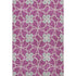5' X 8' Blush Ivory And Beige Geometric Washable Area Rug With UV Protection