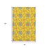 8' X 10' Yellow Blue And Red Geometric Washable Area Rug With UV Protection