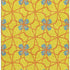 8' X 10' Yellow Blue And Red Geometric Washable Area Rug With UV Protection
