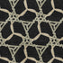 5' X 8' Black Beige And Ivory Geometric Washable Area Rug With UV Protection