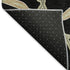 8' X 10' Black Beige And Ivory Geometric Washable Area Rug With UV Protection