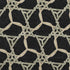 8' X 10' Black Beige And Ivory Geometric Washable Area Rug With UV Protection
