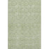 8' X 10' Artichoke Green And Ivory Geometric Washable Area Rug With UV Protection