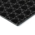 5' X 8' Black And Ivory Geometric Washable Area Rug With UV Protection