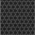 9' X 12' Black And Ivory Geometric Washable Area Rug With UV Protection
