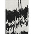 5' X 8' Black And Ivory Abstract Washable Area Rug With UV Protection