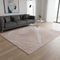 5' X 8' Blush And Pink Abstract Washable Area Rug With UV Protection