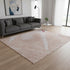 5' X 8' Blush And Pink Abstract Washable Area Rug With UV Protection