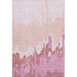 5' X 8' Blush And Pink Abstract Washable Area Rug With UV Protection
