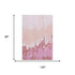 8' X 10' Blush And Pink Abstract Washable Area Rug With UV Protection