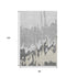 8' X 10' Gray And Silver Abstract Washable Area Rug With UV Protection