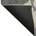 8' X 10' Gray And Silver Abstract Washable Area Rug With UV Protection