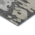 8' X 10' Gray And Silver Abstract Washable Area Rug With UV Protection