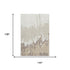 9' X 12' Ivory Beige And Khaki Abstract Washable Area Rug With UV Protection