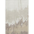 9' X 12' Ivory Beige And Khaki Abstract Washable Area Rug With UV Protection