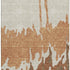 9' X 12' Rust Beige And Brown Abstract Washable Area Rug With UV Protection
