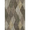8' X 10' Brown Beige And Gray Geometric Washable Area Rug With UV Protection