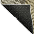 9' X 12' Brown Beige And Gray Geometric Washable Area Rug With UV Protection