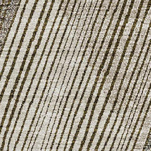 9' X 12' Brown Beige And Gray Geometric Washable Area Rug With UV Protection
