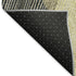 5' X 8' Coffee Gold And Taupe Geometric Washable Area Rug With UV Protection