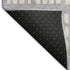 5' X 8' Lavender And Ivory Geometric Washable Area Rug With UV Protection