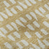 5' X 8' Coffee Copper And Ivory Geometric Washable Area Rug With UV Protection