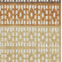 5' X 8' Coffee Copper And Ivory Geometric Washable Area Rug With UV Protection