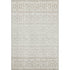5' X 8' Ivory And Beige Geometric Washable Area Rug With UV Protection