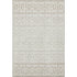 5' X 8' Ivory And Beige Geometric Washable Area Rug With UV Protection