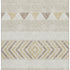8' X 10' Beige Ivory And Tan Southwestern Washable Area Rug With UV Protection