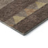 5' X 8' Brown Wheat And Copper Southwestern Washable Area Rug With UV Protection