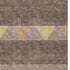 5' X 8' Brown Wheat And Copper Southwestern Washable Area Rug With UV Protection