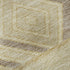 8' Gold Taupe And Beige Southwestern Washable Round Rug With UV Protection