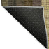 5' X 8' Brown Ivory And Plum Plaid Washable Area Rug With UV Protection