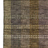 8' X 10' Brown Ivory And Plum Plaid Washable Area Rug With UV Protection