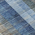 5' X 8' Denim Blue Gray And Beige Plaid Washable Area Rug With UV Protection