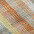 9' X 12' Peach Ivory And Yellow Plaid Washable Area Rug With UV Protection