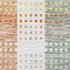 9' X 12' Peach Ivory And Yellow Plaid Washable Area Rug With UV Protection