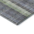 8' X 10' Pewter Gray And Green Plaid Washable Area Rug With UV Protection