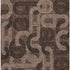 8' X 10' Chocolate Black And Beige Geometric Washable Area Rug With UV Protection