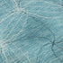 8' X 10' Aqua And Ivory Geometric Washable Area Rug With UV Protection