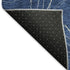 8' X 10' Navy Blue And Ivory Geometric Washable Area Rug With UV Protection