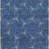 8' X 10' Navy Blue And Ivory Geometric Washable Area Rug With UV Protection