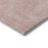 5' X 8' Pink And Ivory Geometric Washable Area Rug With UV Protection
