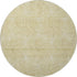 8' Wheat And Ivory Geometric Washable Round Rug With UV Protection