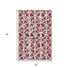 5' X 8' Burgundy Gray And Ivory Abstract Washable Area Rug With UV Protection