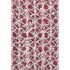 5' X 8' Burgundy Gray And Ivory Abstract Washable Area Rug With UV Protection